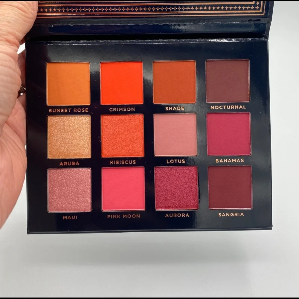 Ace Beaute | Eyeshadow | Scarlet Dusk | 12-Color Eyeshadow Palette New